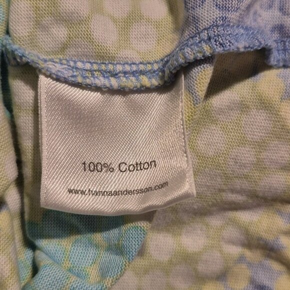 Hanna Andersson girls size 110 or 5 purple lime & teal dress vguc - Picture 7 of 7